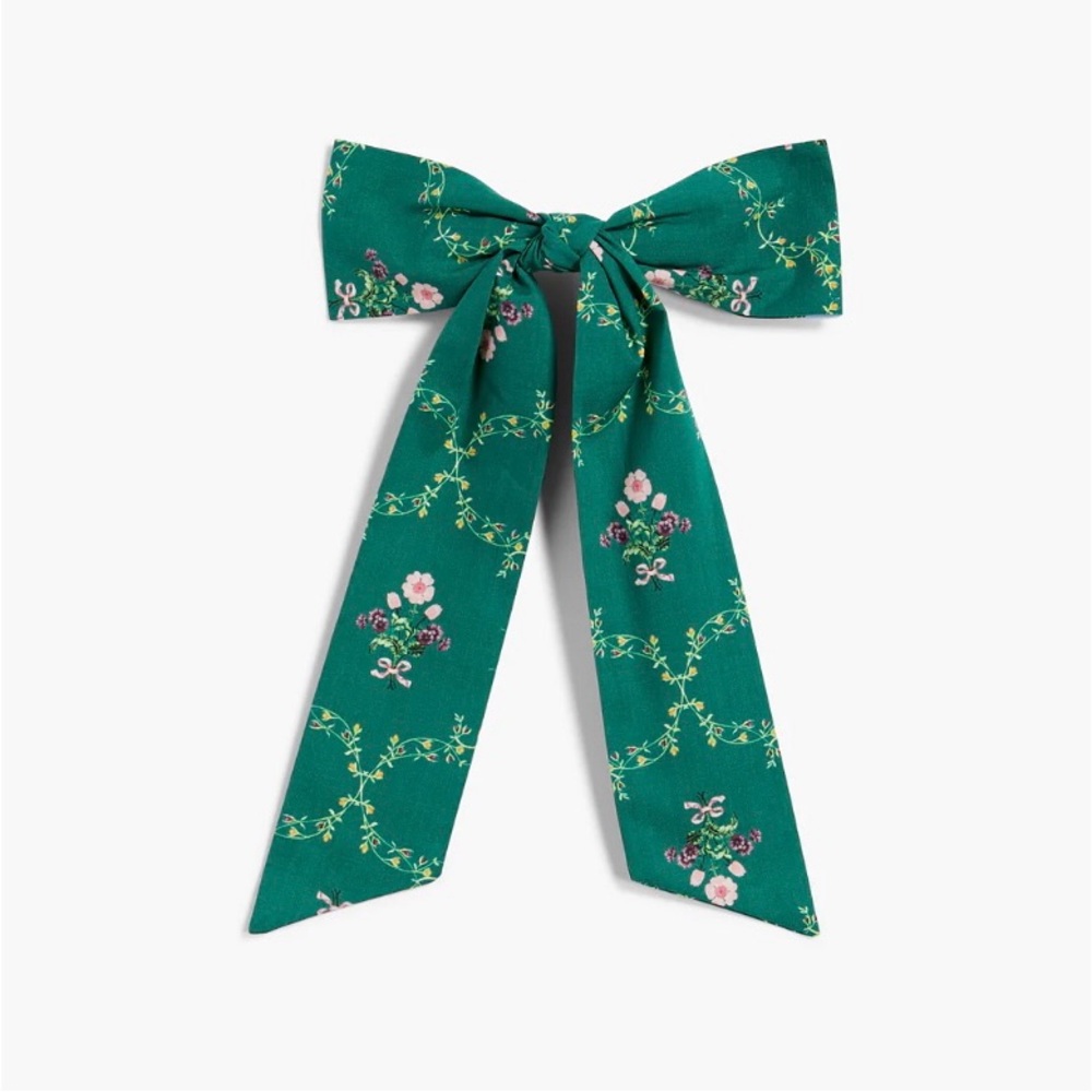 SOLD OUT ON THEIR WEBSITE Hill House Emerald Trellis Bow